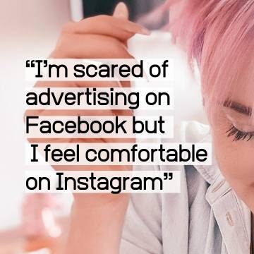 Scared of advertising on Facebook